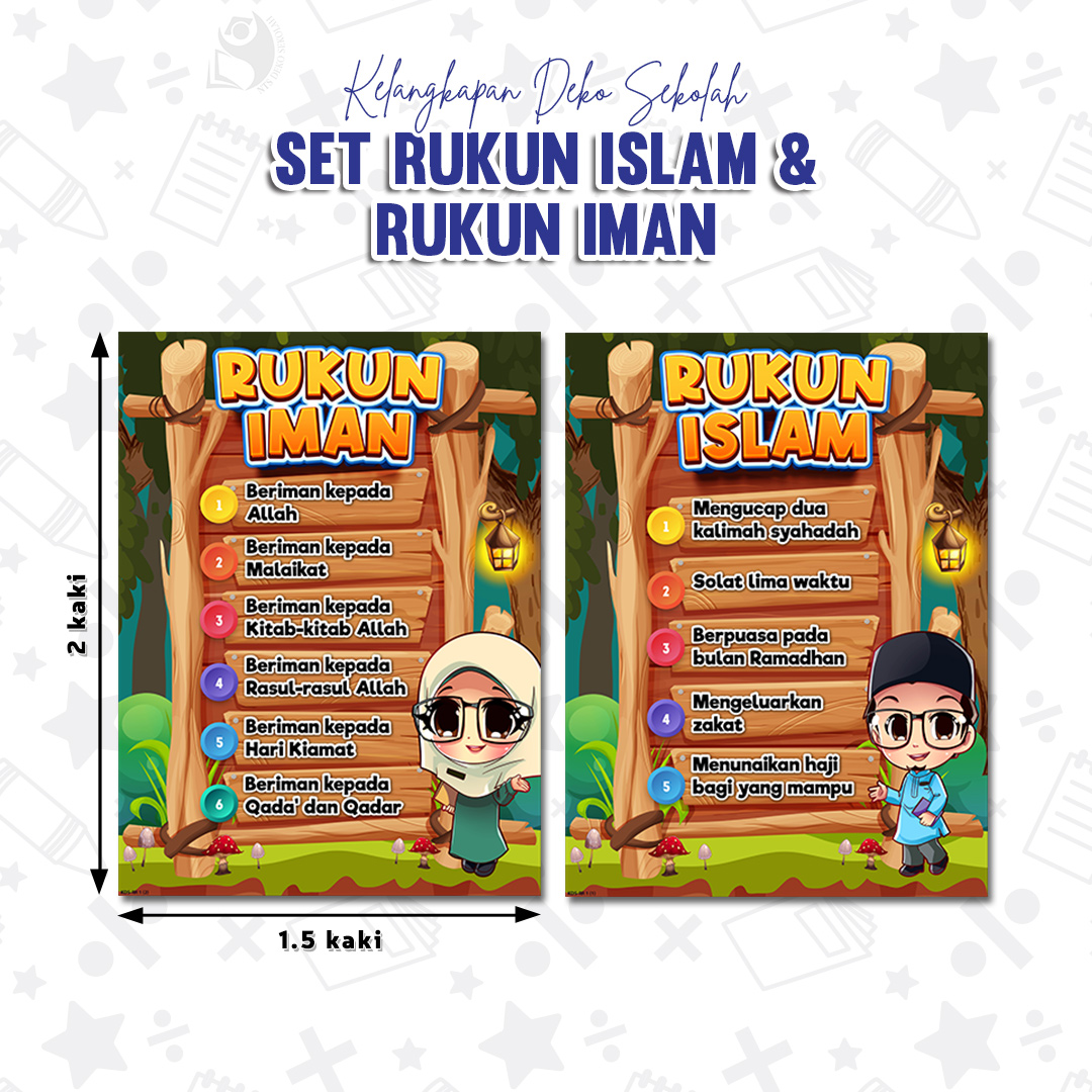Set Rukun Islam & Iman